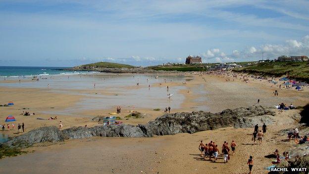 Fistral in Cornwall