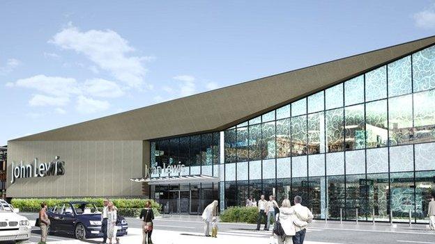 Plans for John Lewis store at