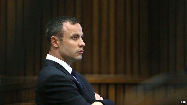 Oscar Pistorius in court (15 April 2014)