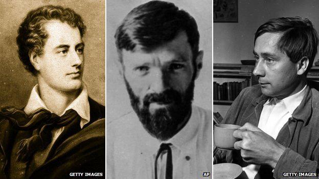 Lord Byron, DH Lawrence and Alan Sillitoe