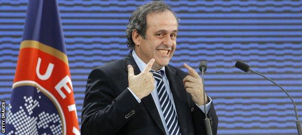 Uefa president Michel Platini wants a more level playing field