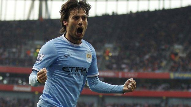 Manchester City's David Silva