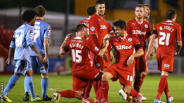 Crawley celebrate