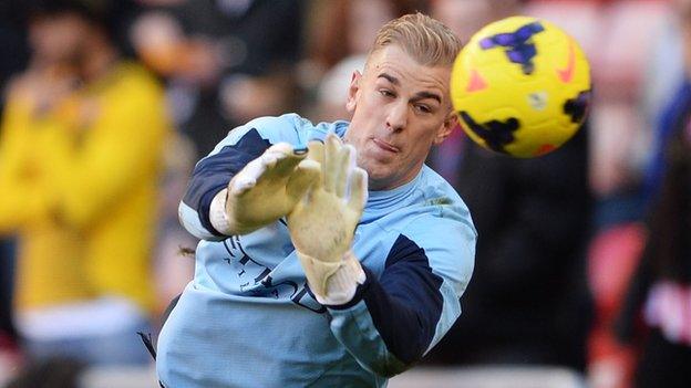 England and Manchester City goalkeeper Joe Hart