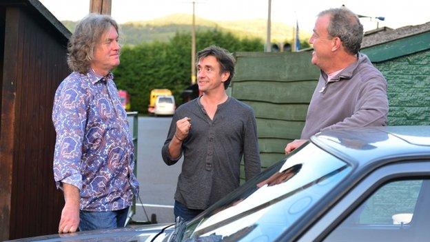 James May, Richard Hammond and Jeremy Clarkson