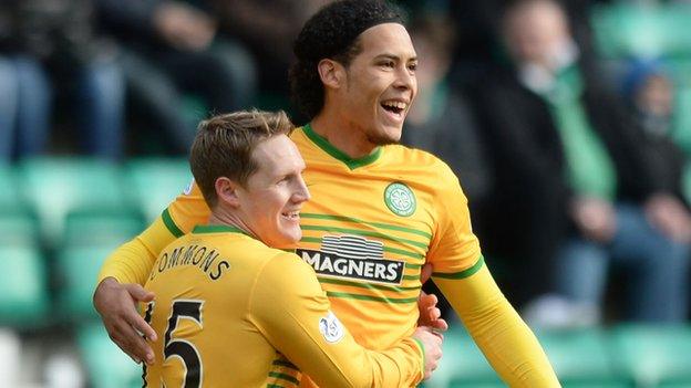 Kris Commons and Virgil van Dijk