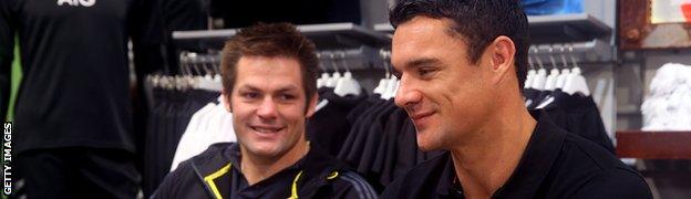 Richie McCaw and Dan Carter