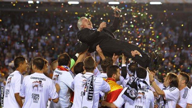 Real Madrid v Barcelona - Carlo Ancelotti