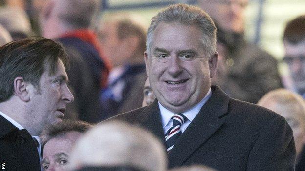 Rangers chief executive Graham Wallace