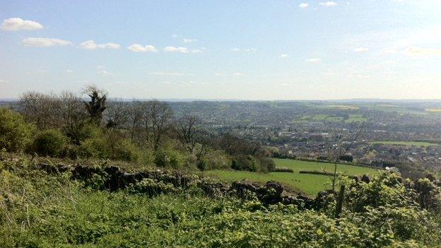 View from Lansdown Hill