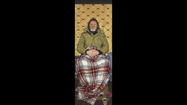 Thomas Ganter's Man With a Plaid Blanket