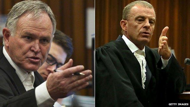 L: Barry Roux R: Gerrie Nel