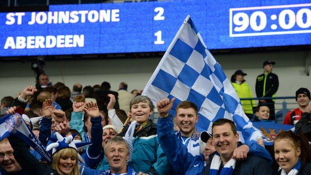 St Johnstone defeated Aberdeen in the Scottish Cup semi-final