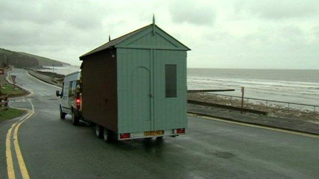 Replica of Dylan Thomas's shed