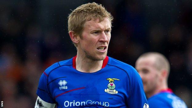 Inverness Caledonian Thistle captain Richie Foran