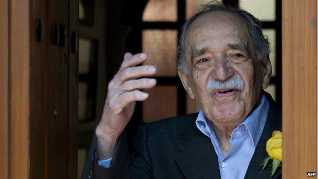 Gabriel Garcia Marquez in Mexico City, on March 6, 2014.