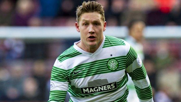 Celtic midfielder Kris Commons