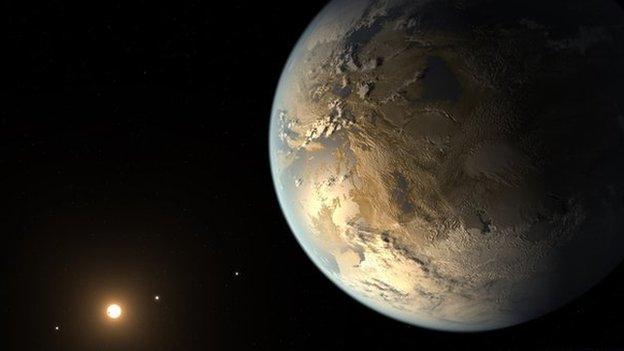 Artist's impression of Kepler 186f