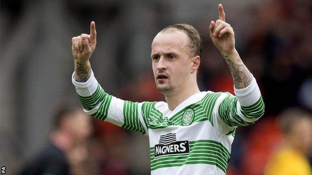 Celtic striker Leigh Griffiths