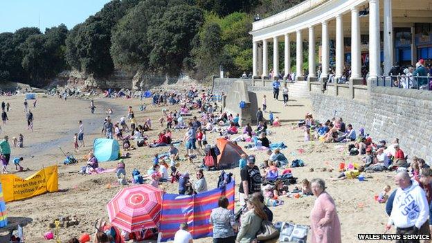 Barry Island beach