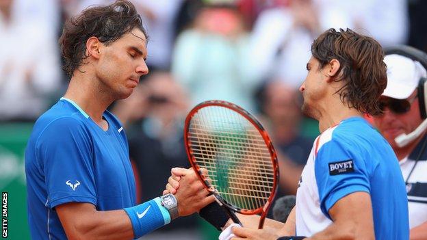 Rafael Nadal and David Ferrer