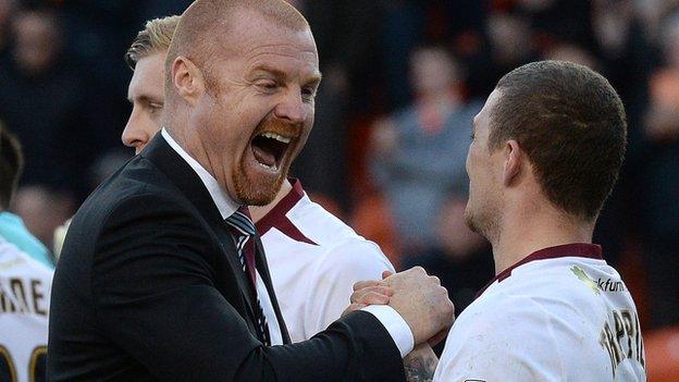 Burnley celebrate