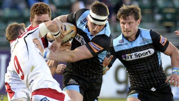 Glasgow beat Ulster 27-9 at Scotstoun