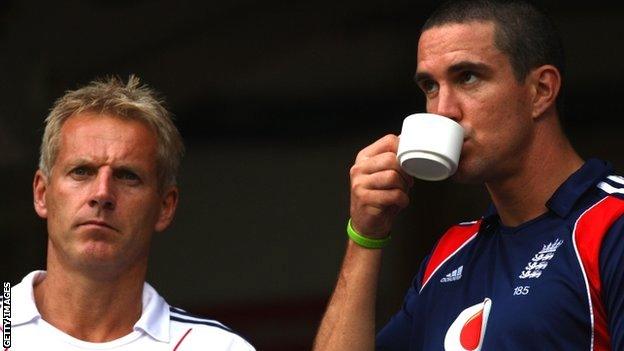 Peter Moores and Kevin Pietersen