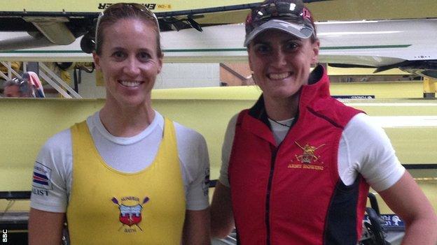 Helen Glover and Heather Stanning