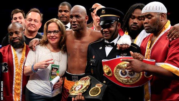 Bernard Hopkins, 49, claims the WBA light-heavyweight crown