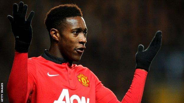 Manchester United striker Danny Welbeck