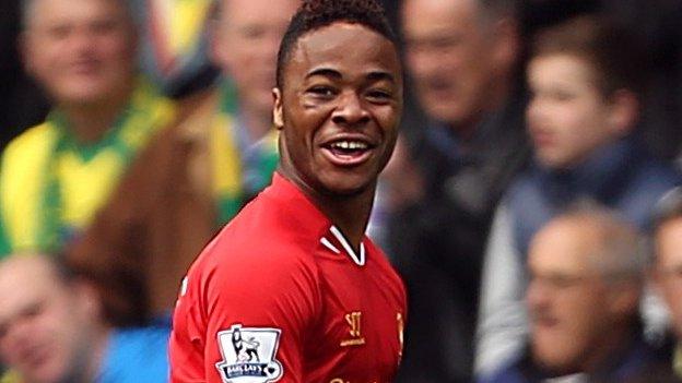 Liverpool forward Raheem Sterling