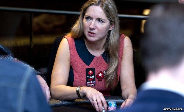 Victoria Coren Mitchell plays poker