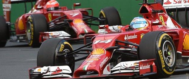 Fernando Alonso and Kimi Raikkonen