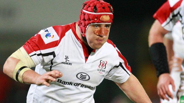 Declan Fitzpatrick in action for Ulster