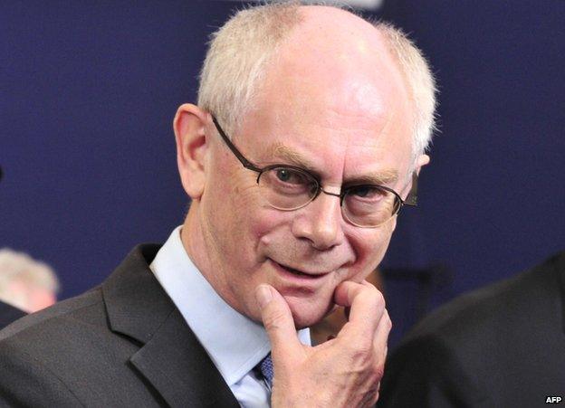 European Council President, Herman Van Rompuy - file pic