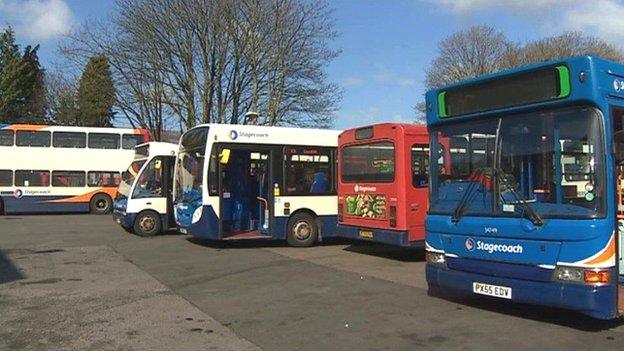 Stagecoach buses