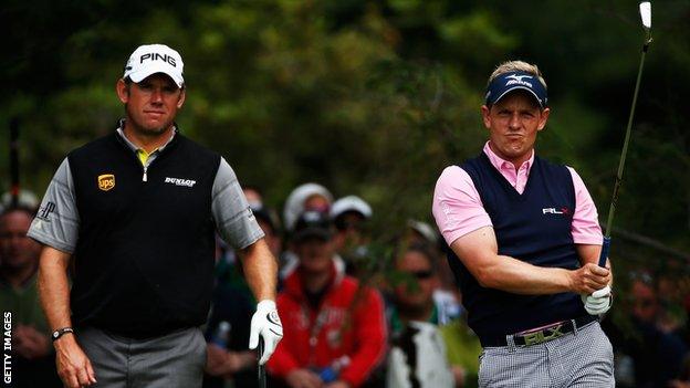 Lee Westwood and Luke Donald