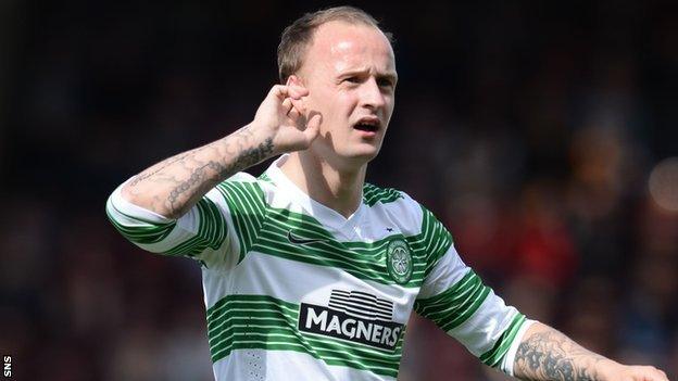 Celtic striker Leigh Griffiths