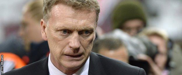 Moyes looked increasingly haunted as United's season went from bad to worse