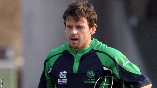 Ireland batsman Ed Joyce