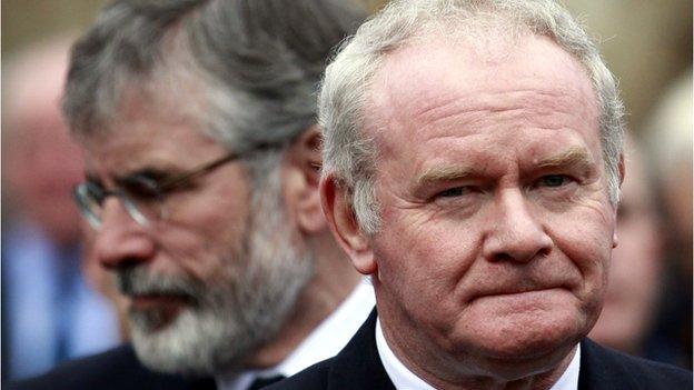 Gerry Adams and Martin McGuinness