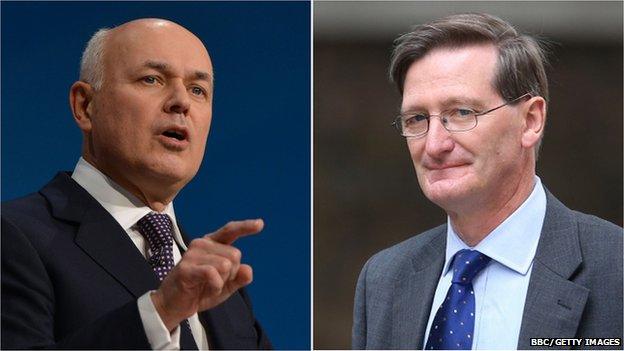 Iain Duncan Smith and Dominic Grieve