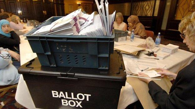 Local election count in Bradford