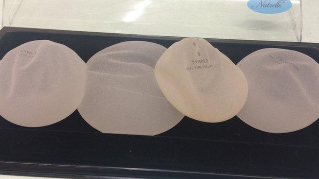 Sample breast implants