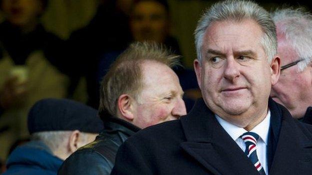 Rangers chief executive Graham Wallace