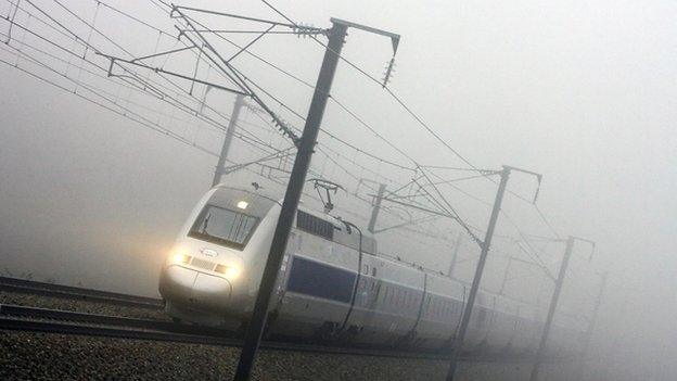 High=speed TGV made by Alstom