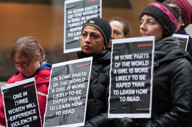 Rape protest, London 2013