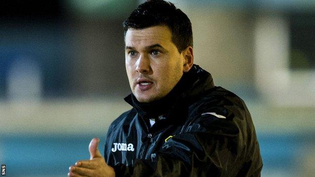 Dumbarton manager Ian Murray