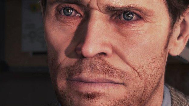 Willem Dafoe computer image
